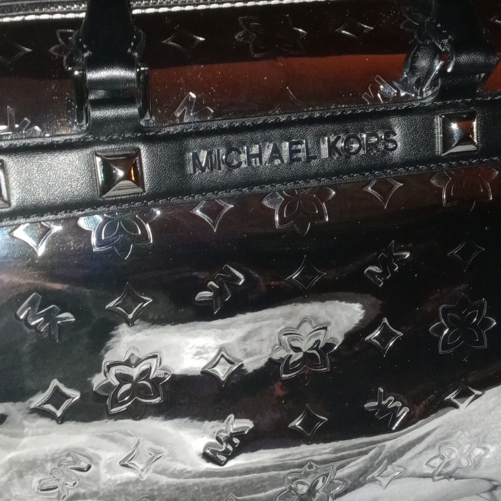 Michael Kors LG Crome duffle satchel